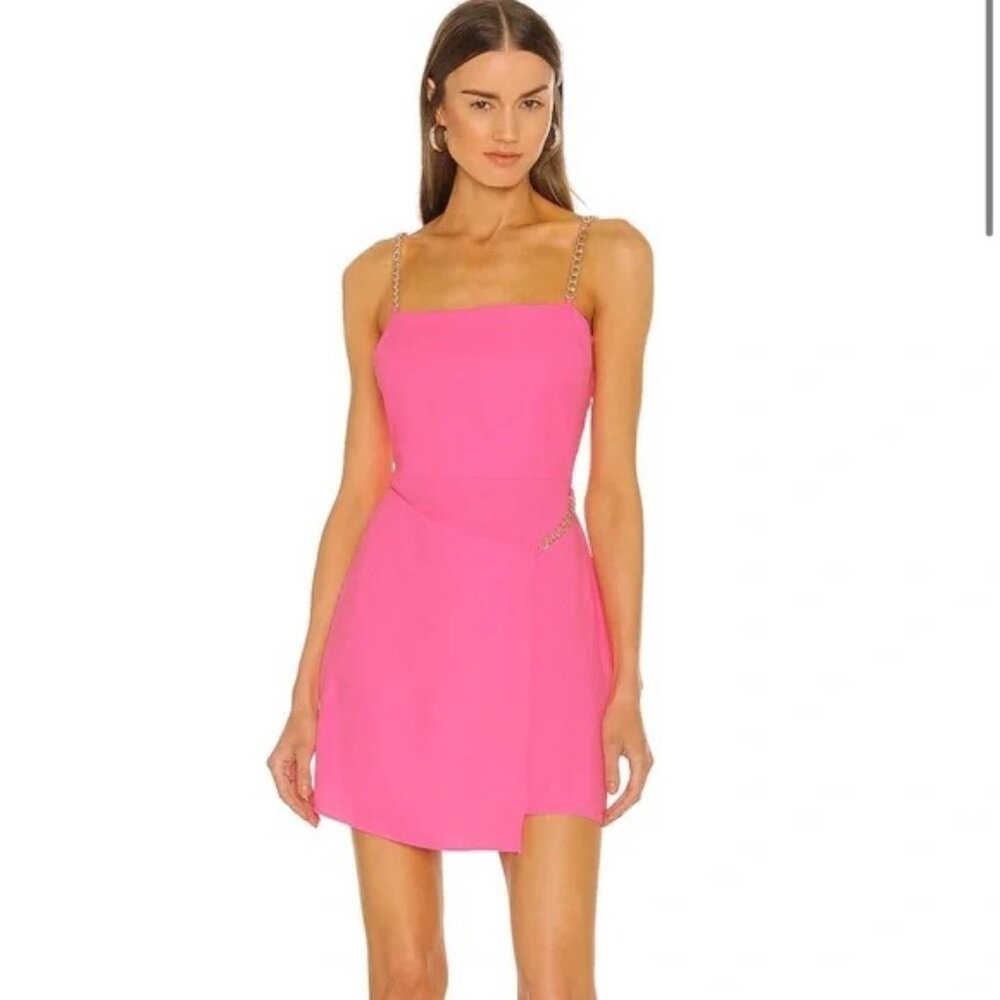 Amanda Uprichard Stilla Mini Pink Dress